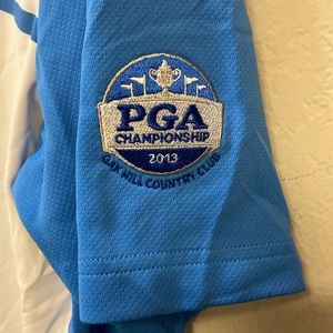 Brand: Adidas. Size: L. Color: Blue/White